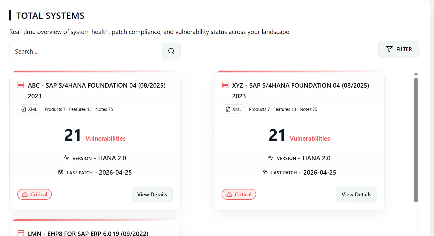 VulnMapper : SAP Vulnerability Mapping  gallery image