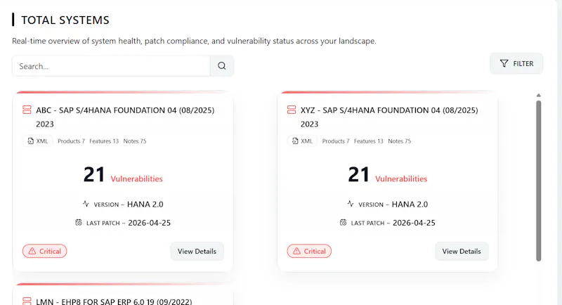 VulnMapper : SAP Vulnerability Mapping  screenshot 14