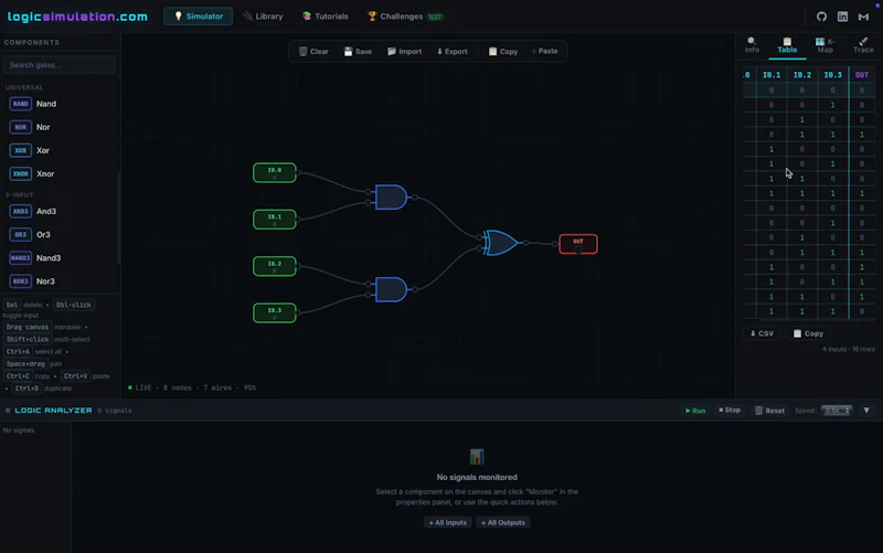 Logic Gate & Circuit Simulator screenshot 3