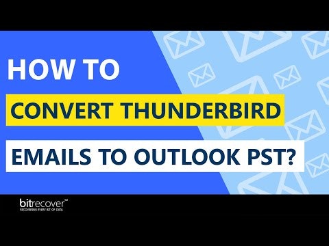 Convert Thunderbird to PST gallery image