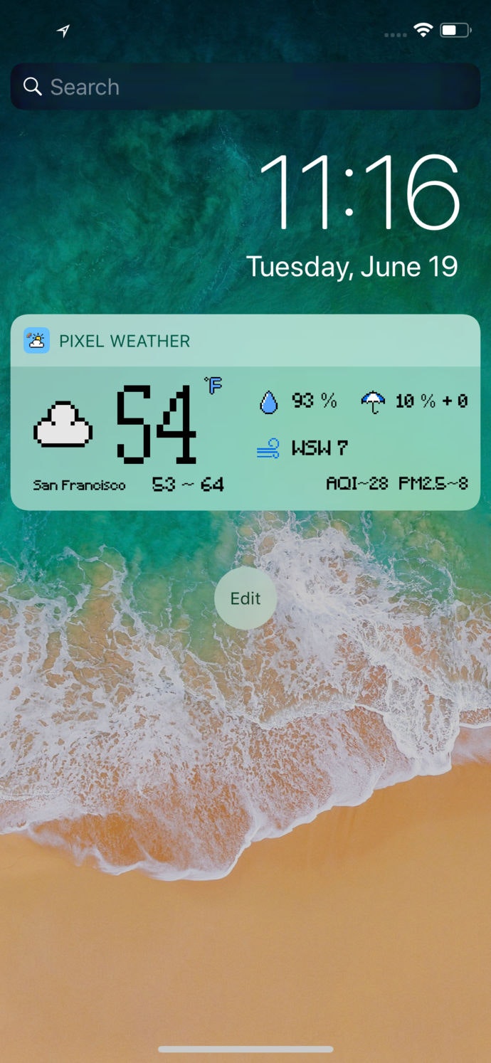 Pixel Weather Image