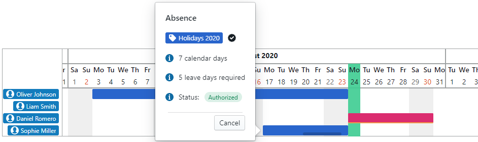 officeCal.com gallery image