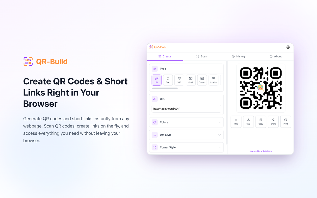 QR Code Generator & Scanner – QR Build media 1