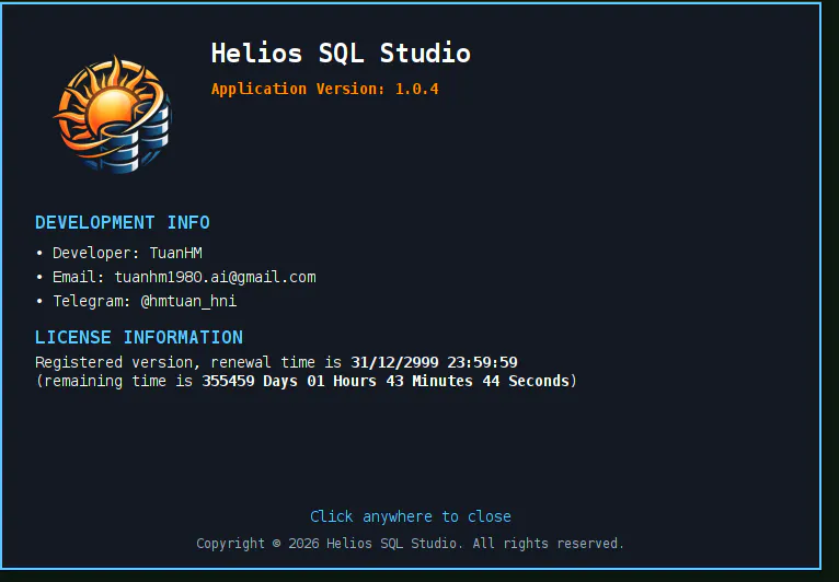 Helios SQL Studio