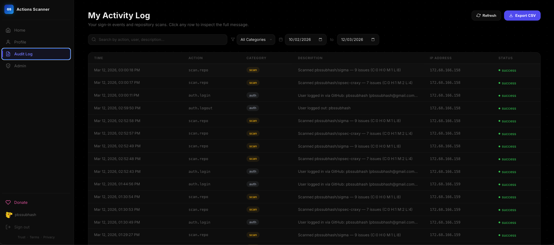Free GitHub Actions Security Scanner media 4