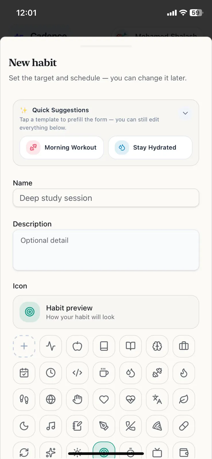 Cadence Habit Tracker gallery image