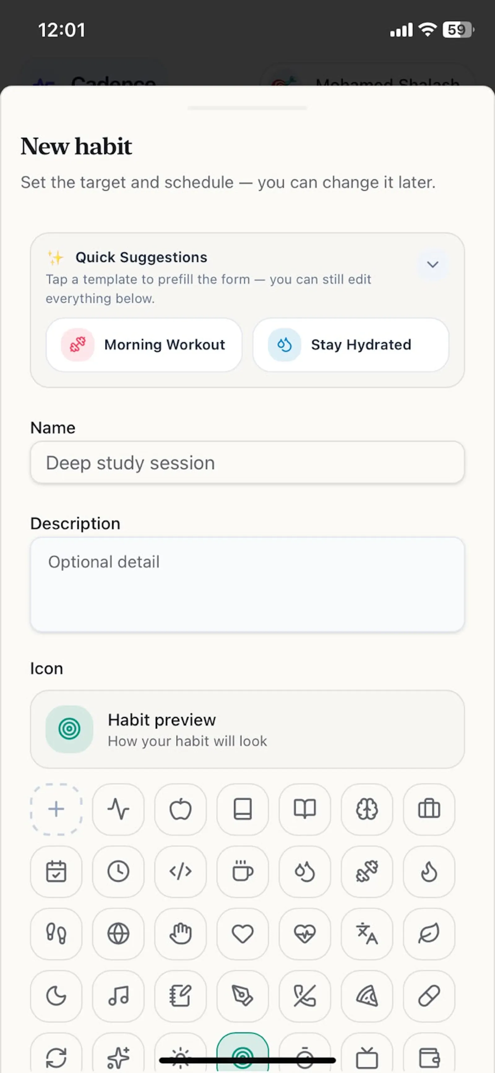 Cadence Habit Tracker screenshot 15