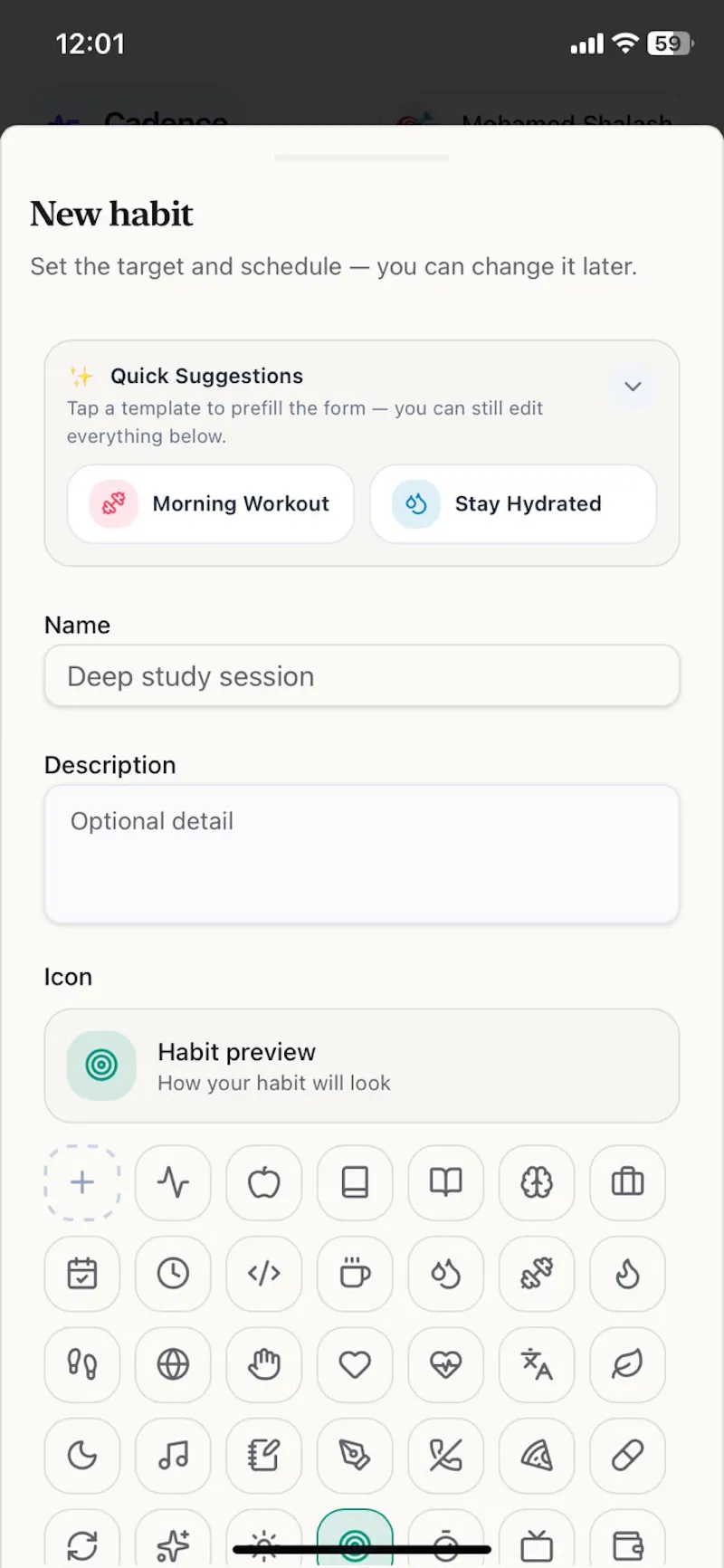 Cadence Habit Tracker screenshot 15