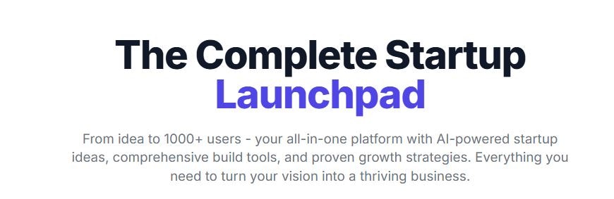 Mídia 3 de Buildtheidea - O startup de startup completo