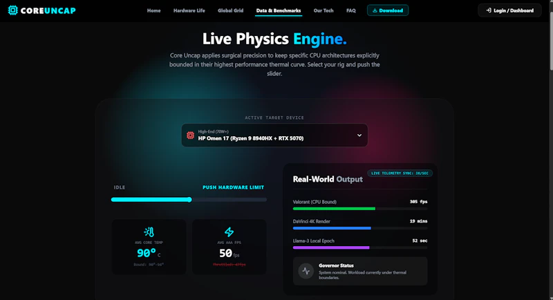CoreUncap v1.0.2 screenshot 6