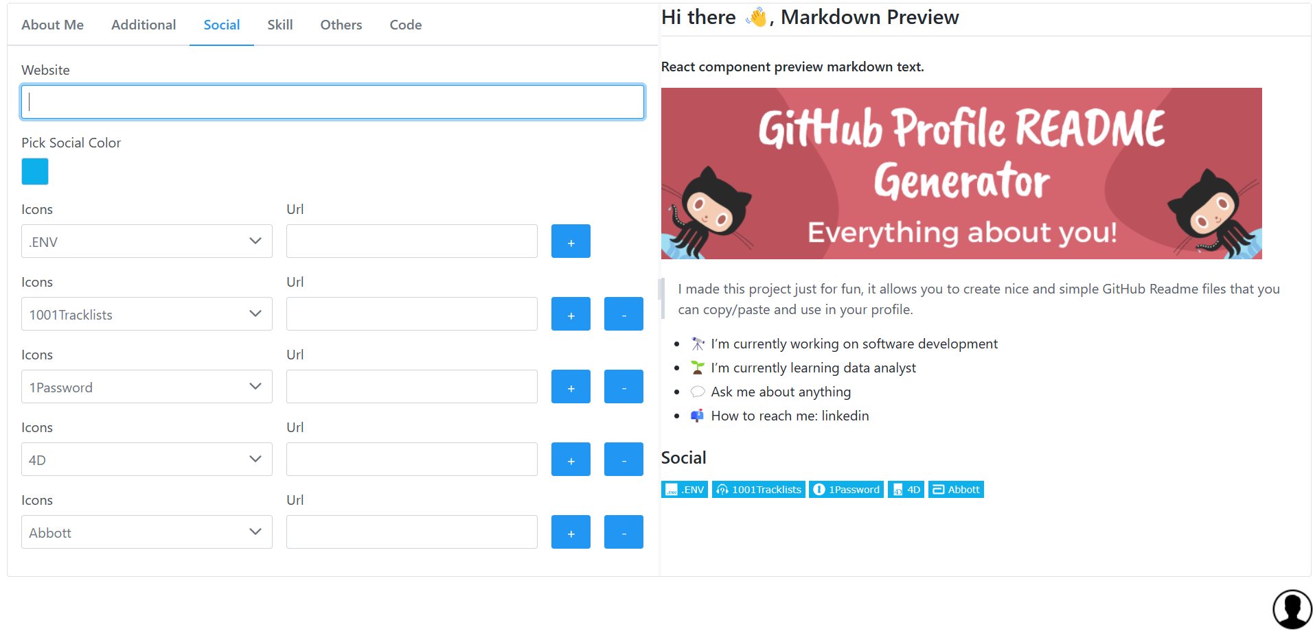 GitHub Helper - Rendi il tuo profilo GitHub fantastico! media 2