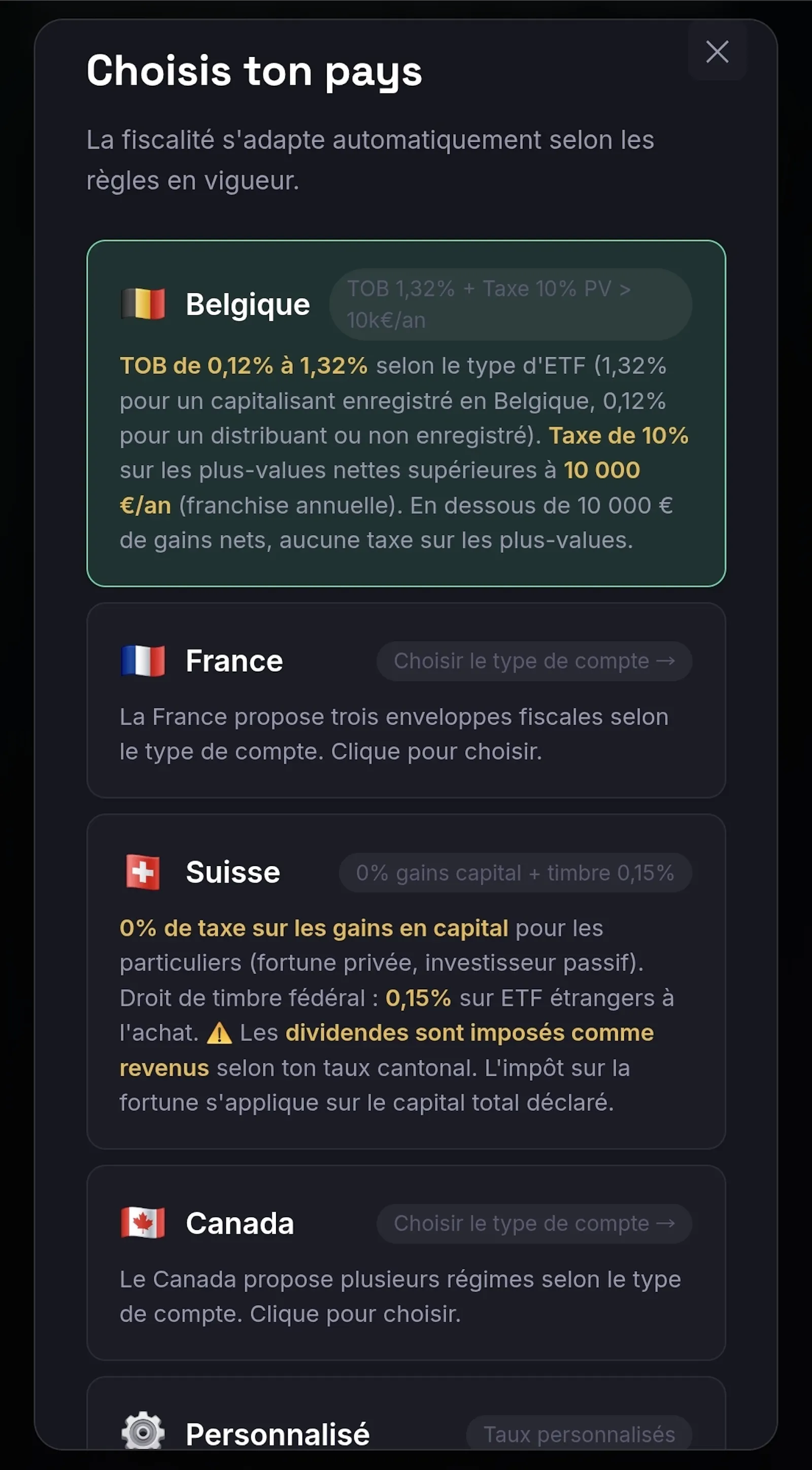 Simulateur etf screenshot 7