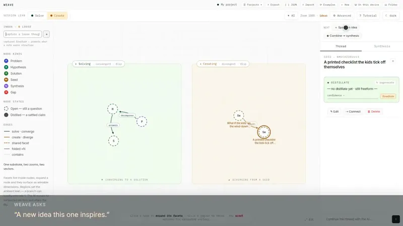 Weave screenshot 1 (video preview)