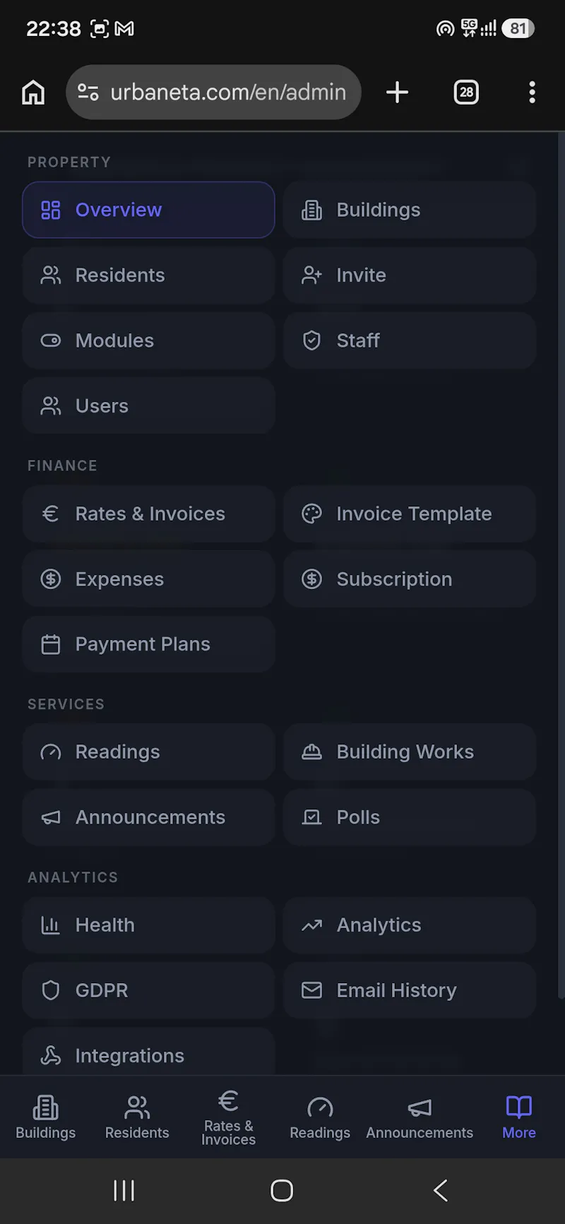 Urbaneta — Property Management Platform screenshot 6