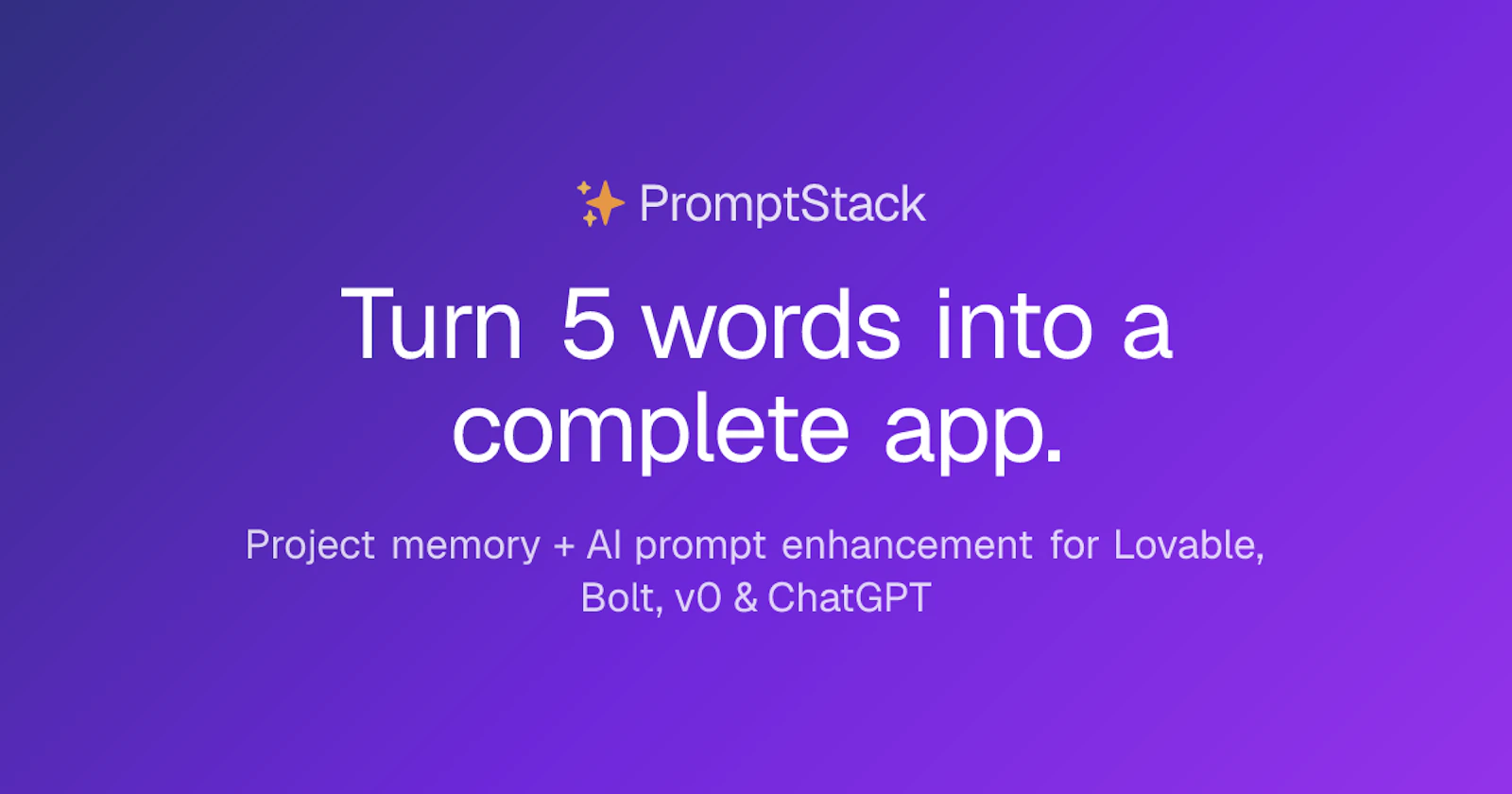 PromptStack screenshot 1