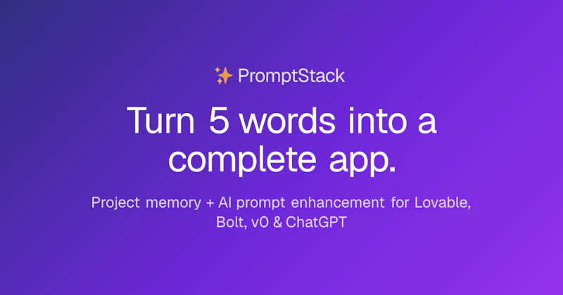 PromptStack screenshot 1