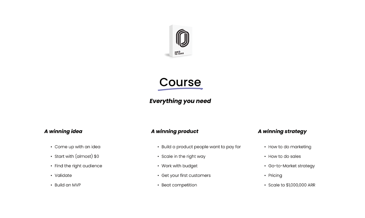 Ultieme SaaS -cursus: nul naar SaaS! media 2