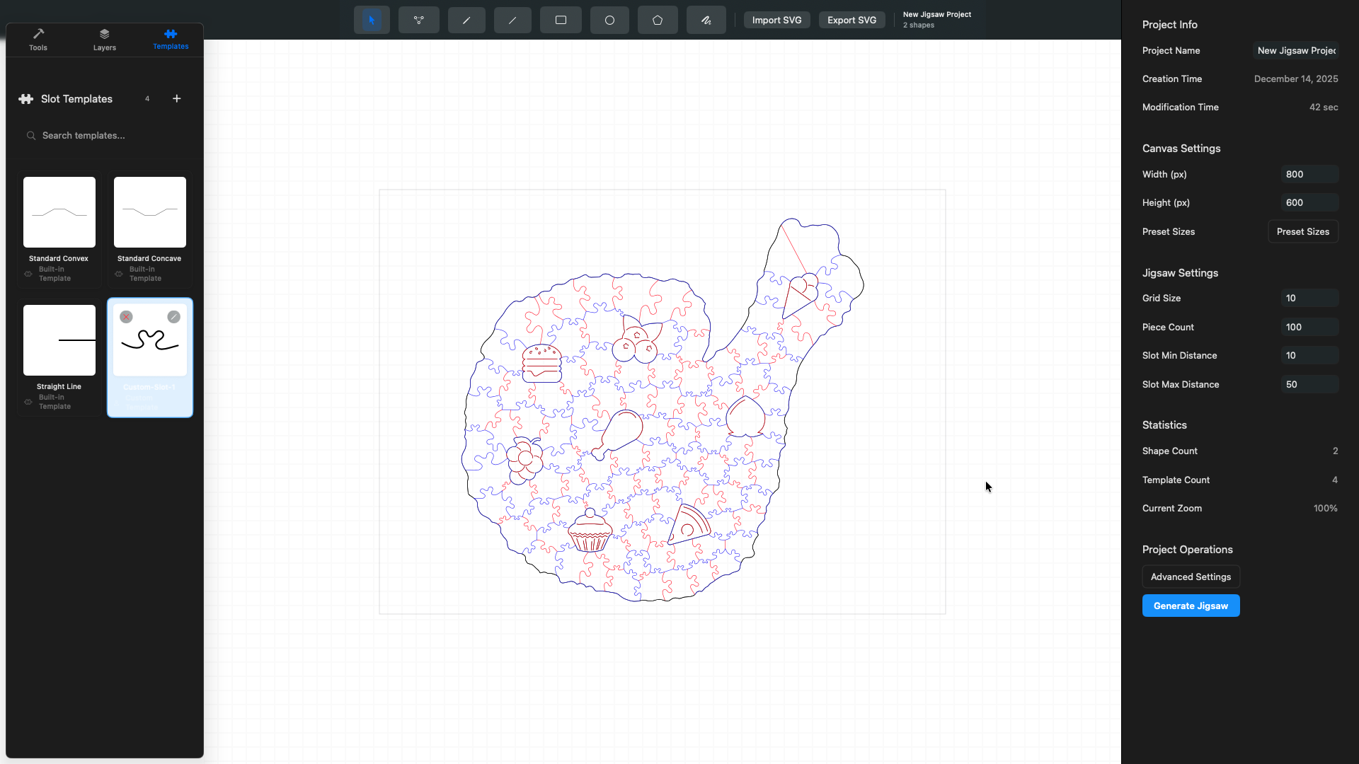 JigsawDesigner - Main product screenshot demonstrating key features and user interface