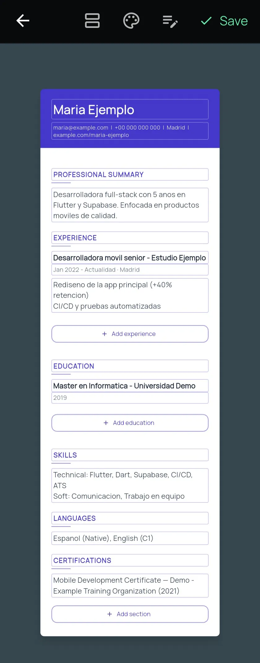 HireSnap — AI Resume & CV Builder gallery image