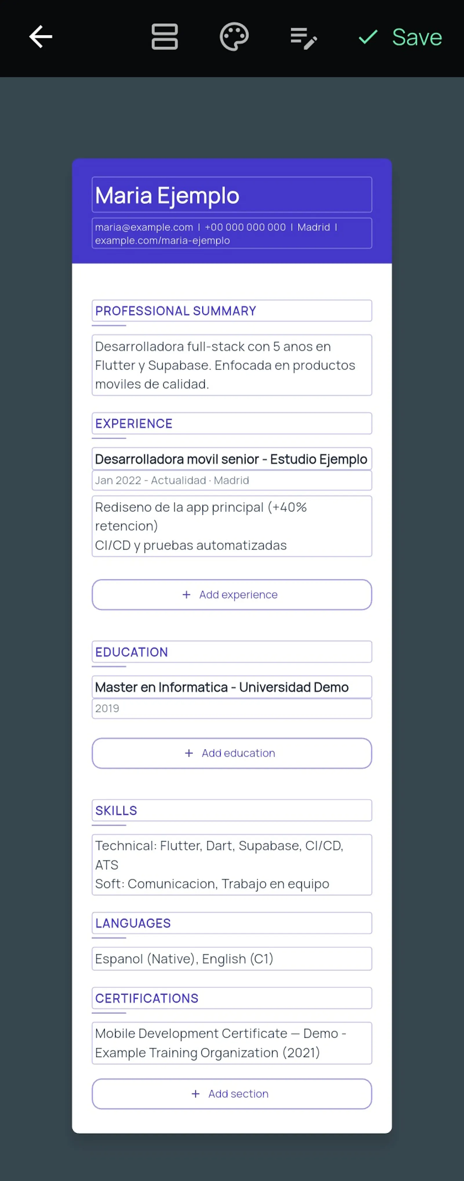 HireSnap — AI Resume & CV Builder screenshot 15