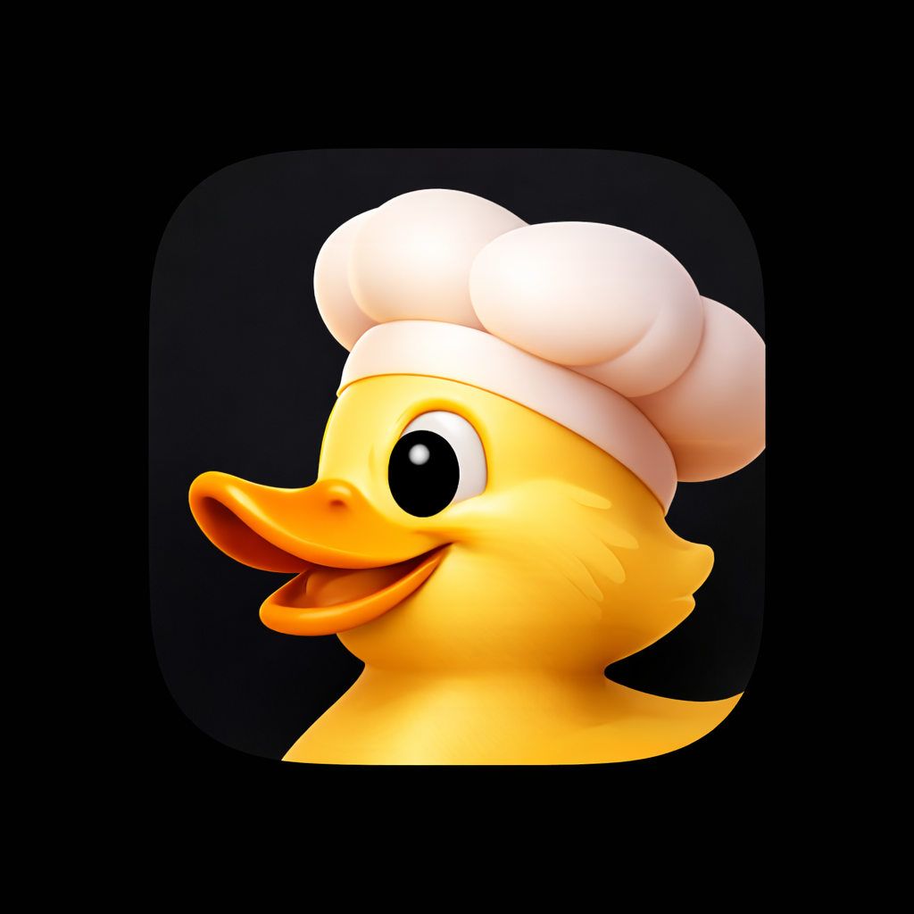 DuckBake - Product Hunt launch logo and brand identity