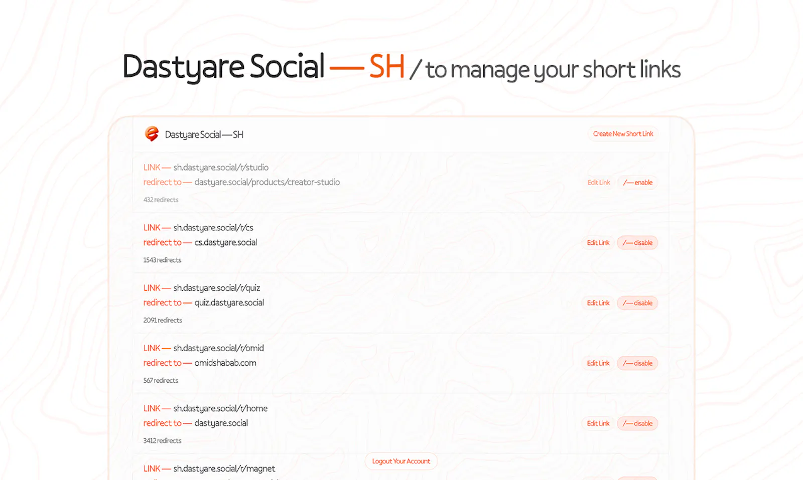 Dastyare Social — SH screenshot 1