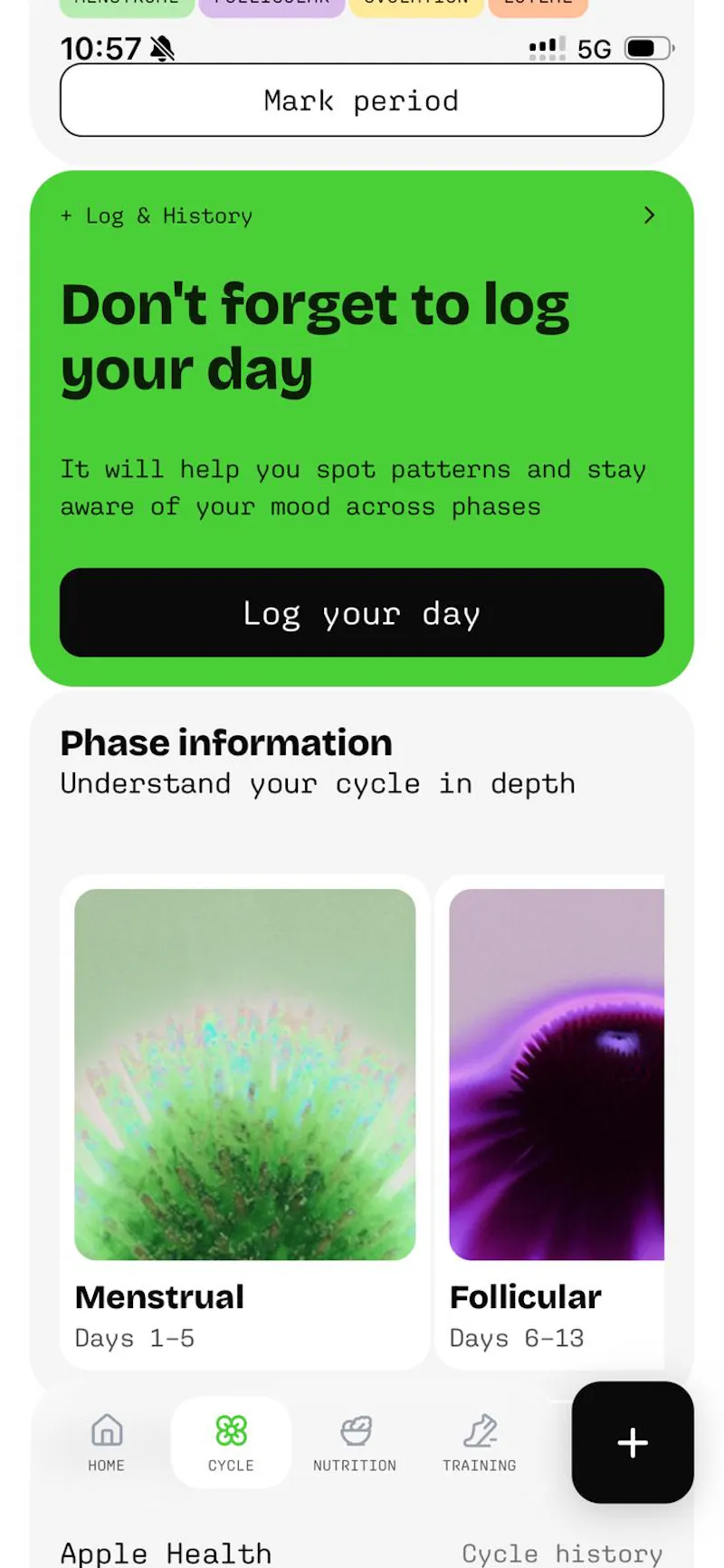 Blumm · Your cycle, your energy screenshot 5