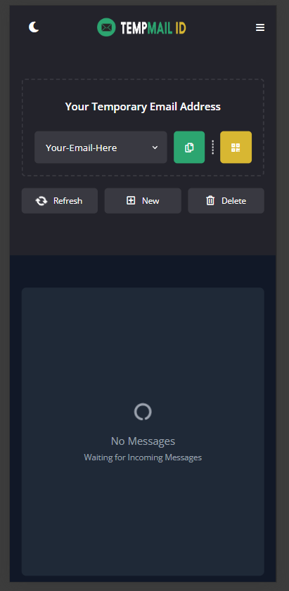 Temp Mail ID - Screenshot 2 showing product features and functionality