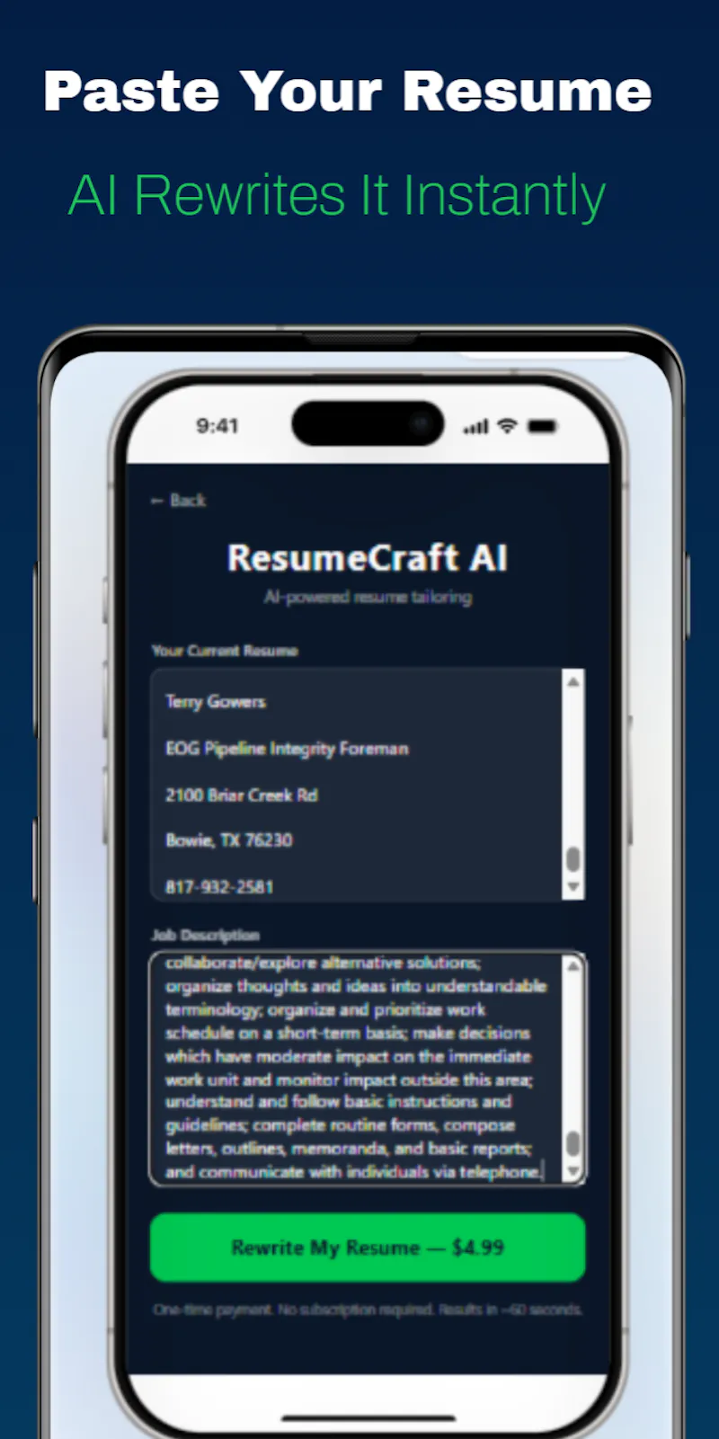 ResumeCraft AI screenshot 3
