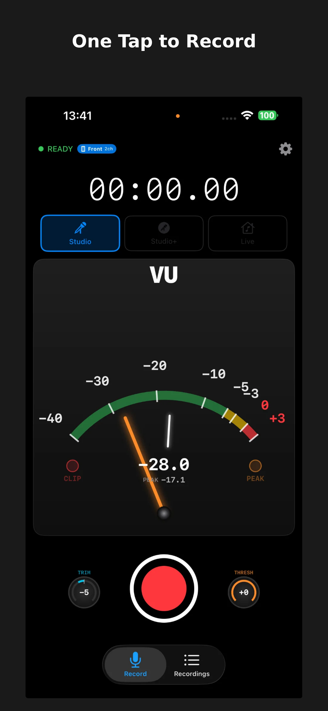 1Take - Main product screenshot demonstrating key features and user interface