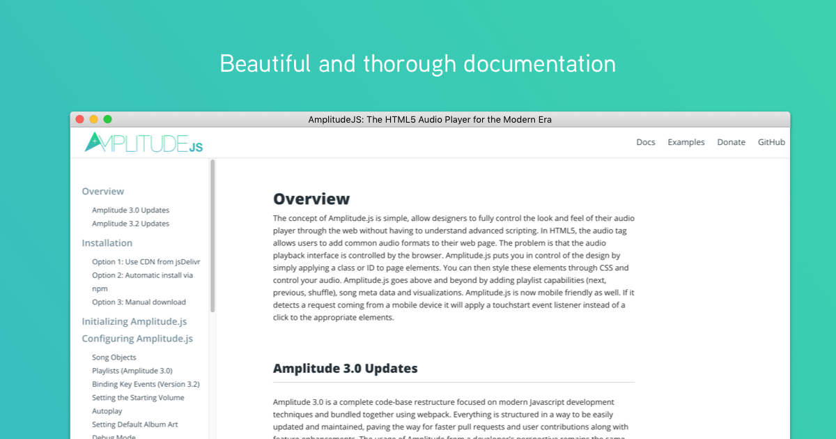 AmplitudeJS gallery image