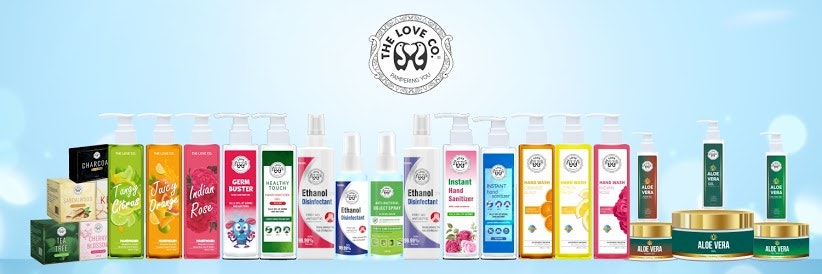 Alcohol Based Hand Sanitizer The Love Co gallery image