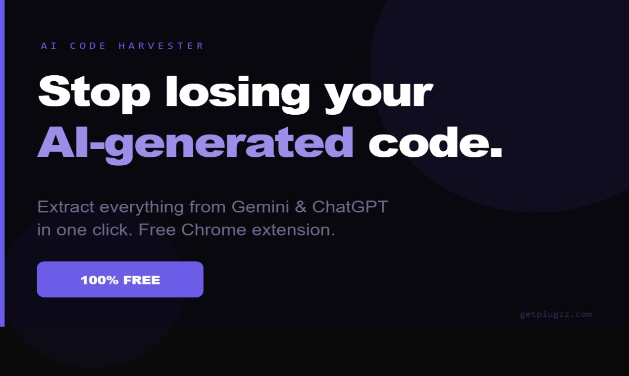 AI Code Harvester for Gemini & ChatGPT gallery image