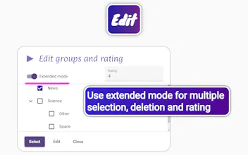 Channel Groups and Rating gallery image