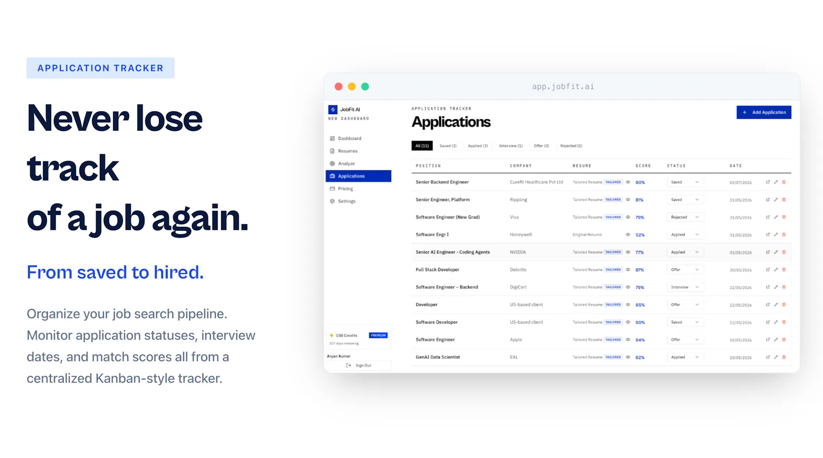 JobFit AI - Resume Tailoring & Scoring screenshot 11