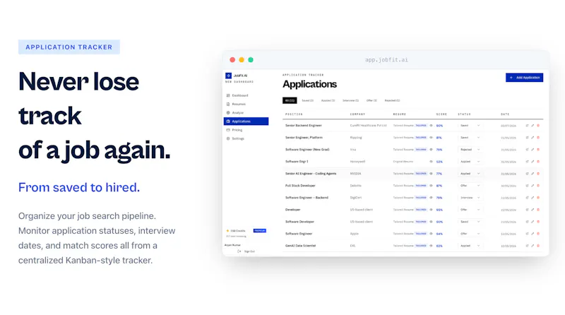 JobFit AI - Resume Tailoring & Scoring screenshot 11