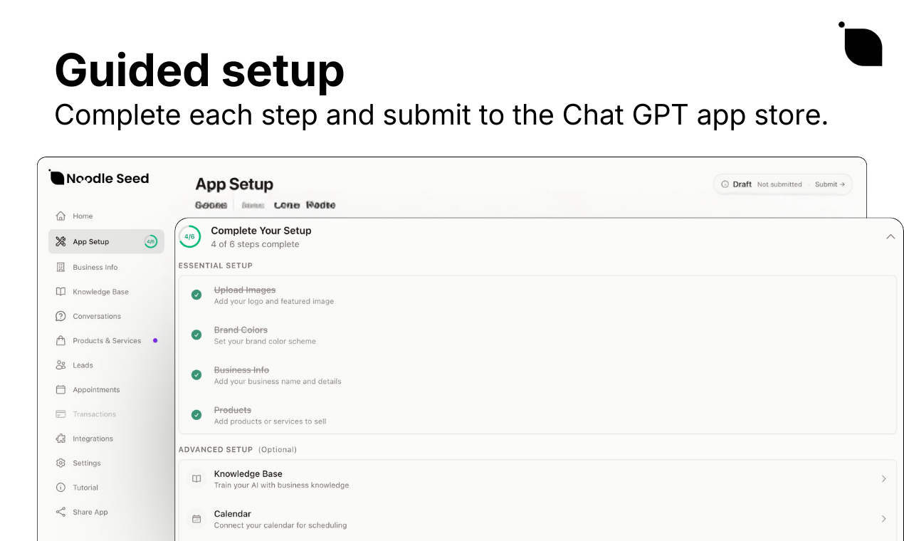 Noodle Seed - Main product screenshot demonstrating key features and user interface