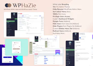 WPHazie WordPress White Label Branding gallery image