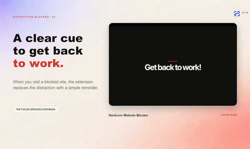Hardcore Website Blocker screenshot 5