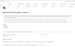 High Output Founders' Library media 2