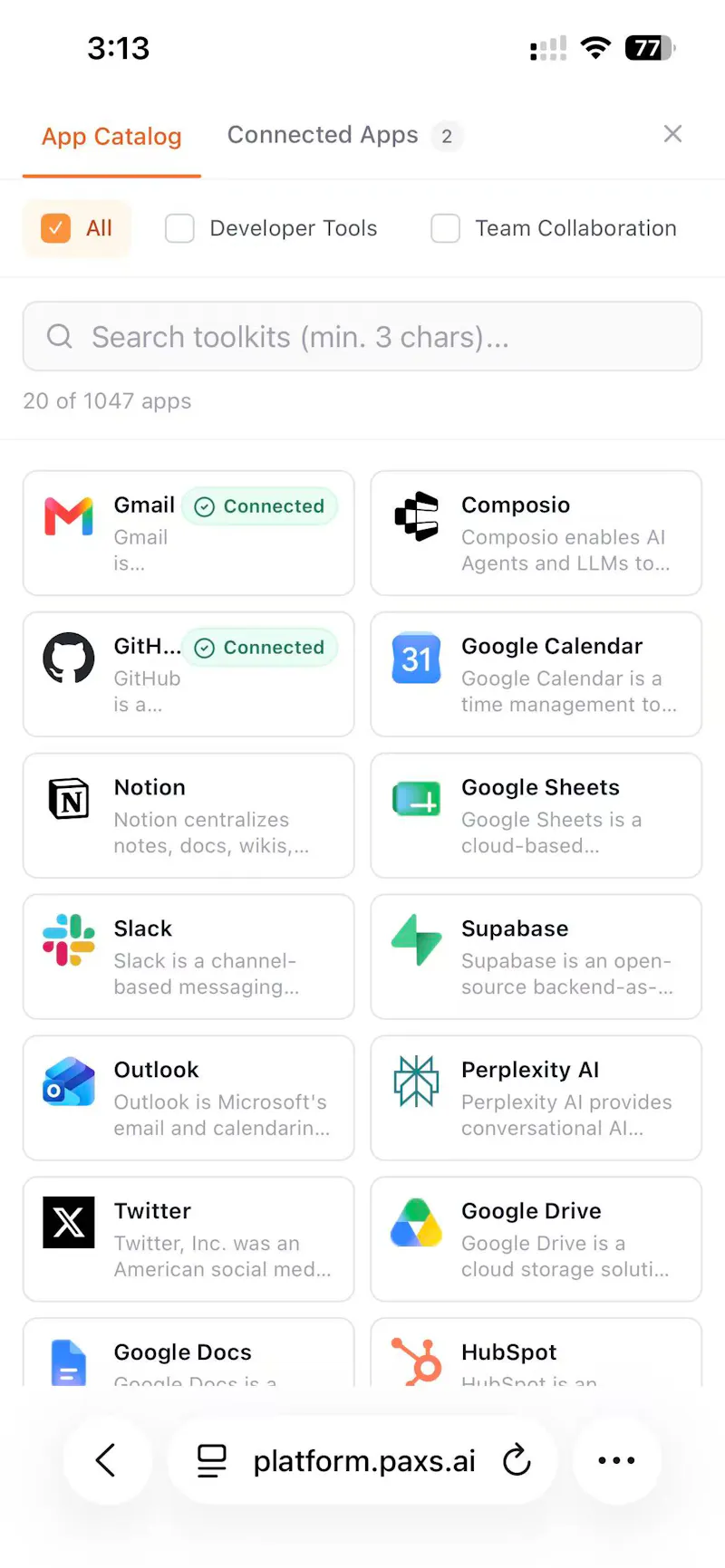 Paxs screenshot 4