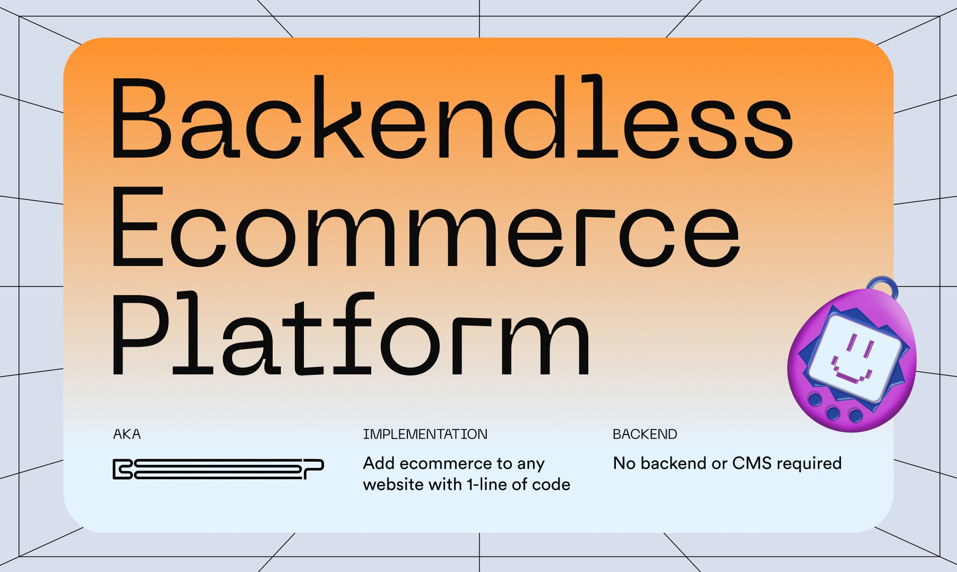 Backendless Ecommerce Platform gallery image
