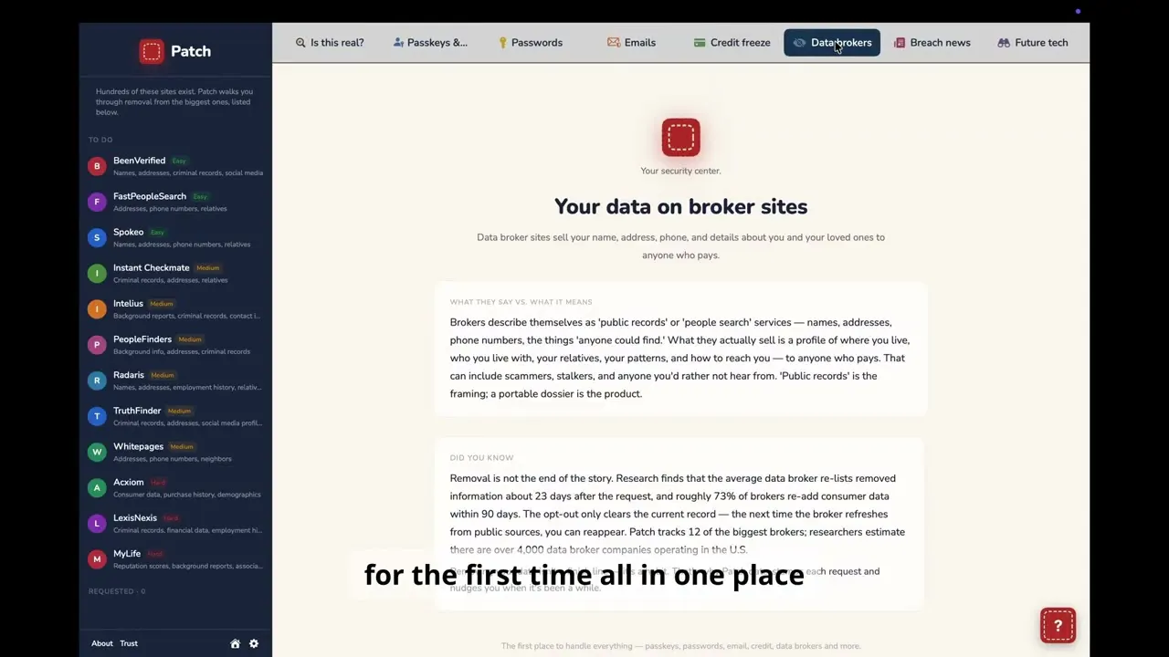 Patch — Your Security Center gallery image