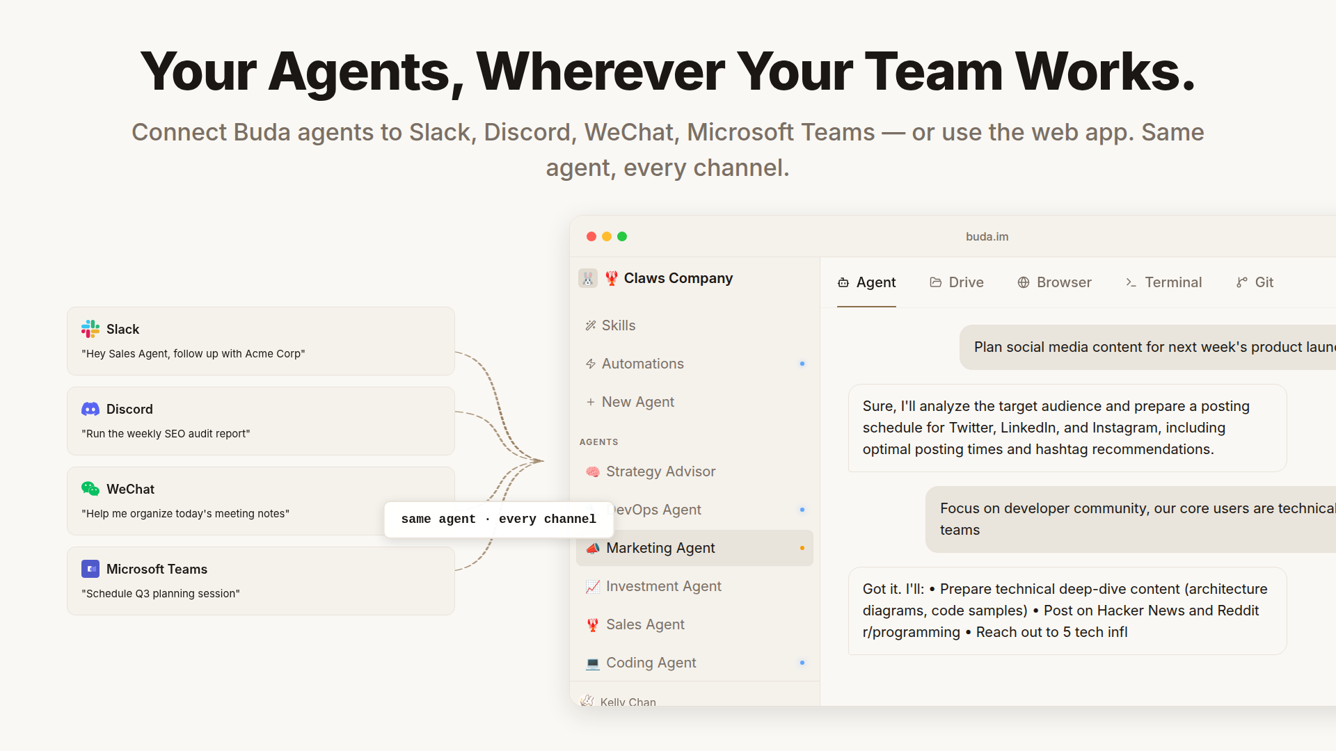 Buda: Run Your Agent Company gallery image