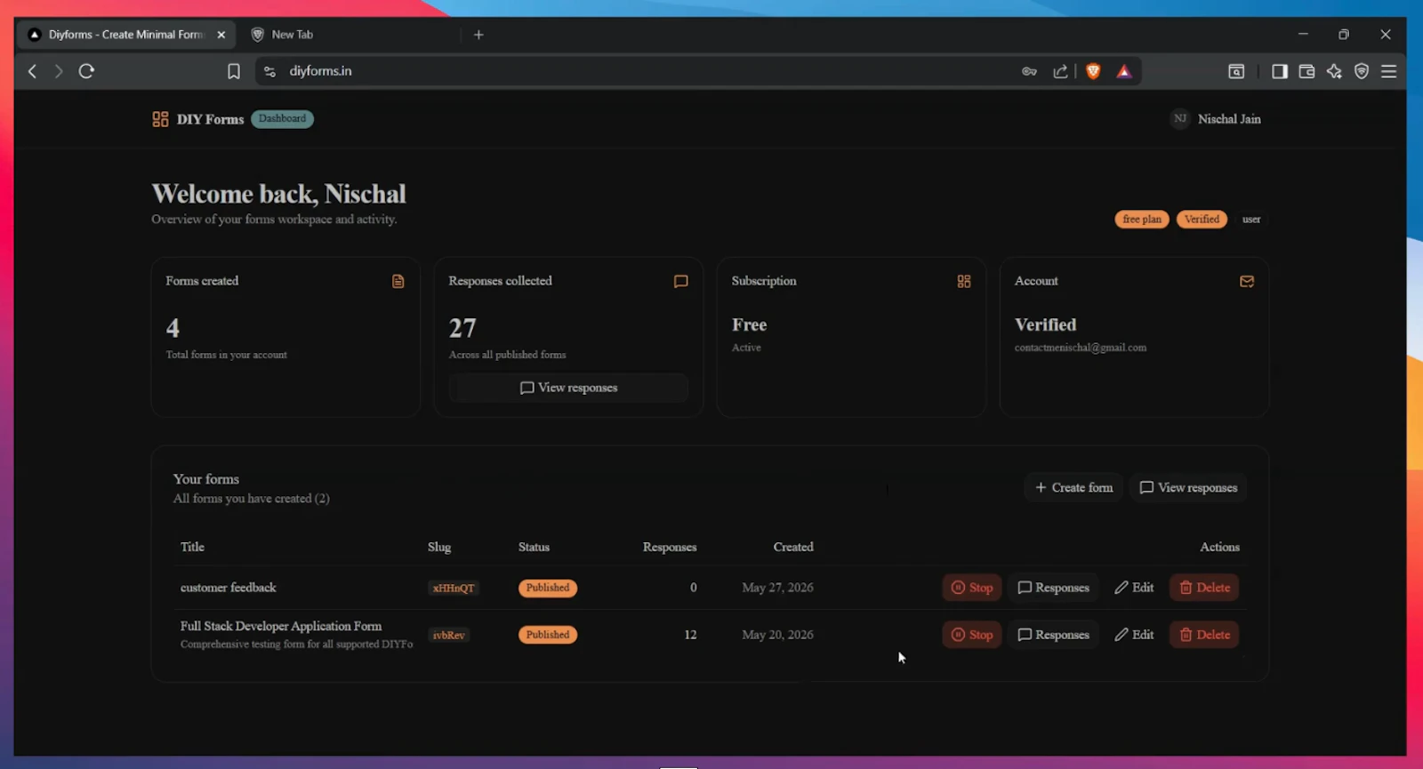 diyforms.in screenshot 4