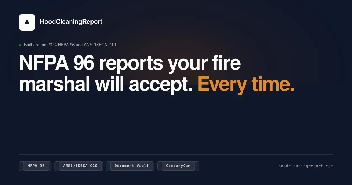 HoodCleaningReport gallery image