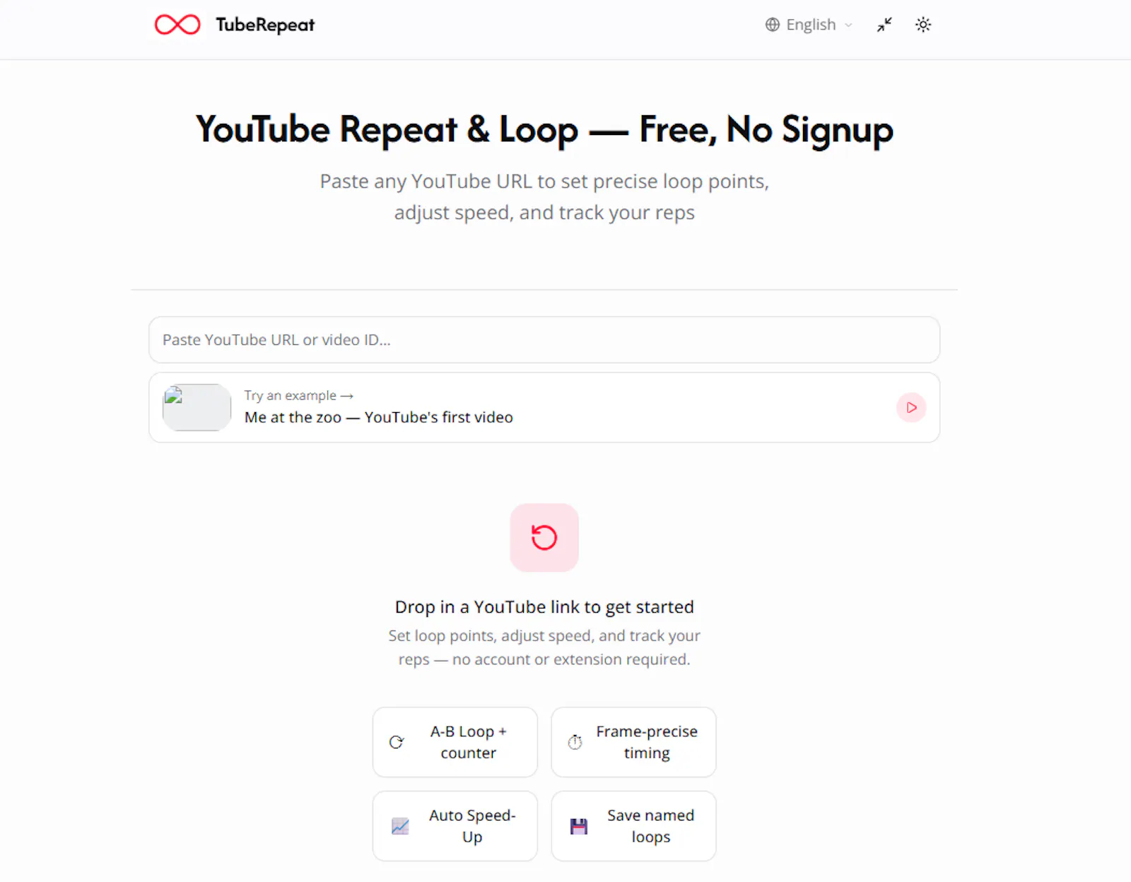 TubeRepeat screenshot 1