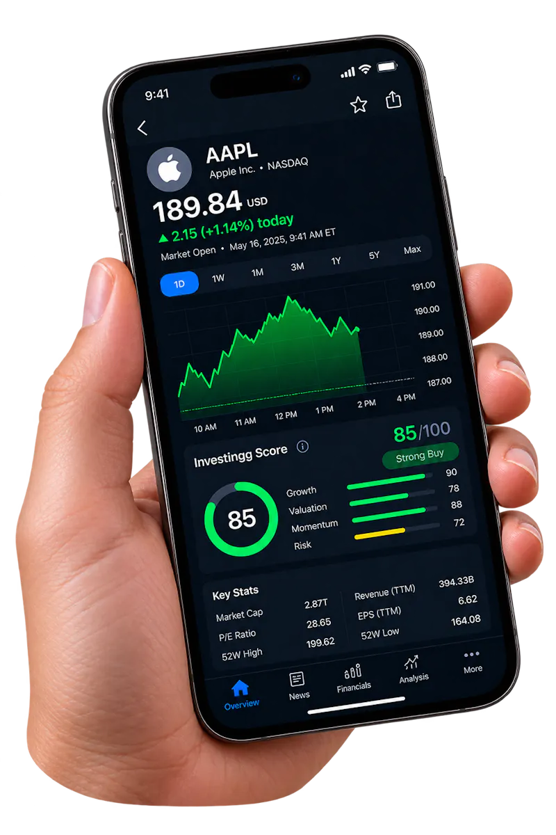 AI-powered equity research assistant screenshot 2