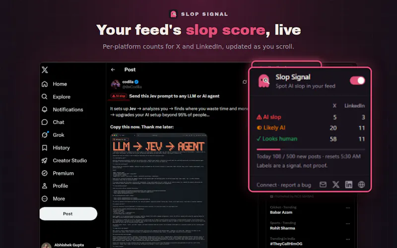 SlopSignal screenshot 6