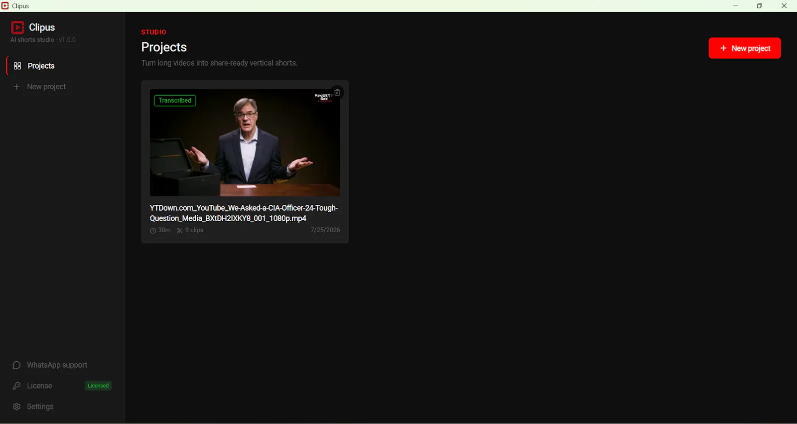 Clipus  screenshot 2